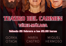 ‘La Coartada’ encabezará la programación de febrero en el Teatro del Carmen de Vélez Málaga