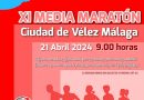 Vélez-Málaga vivirá este domingo la fiesta del deporte por sus calles con la celebración de la XI Media Maratón, con más de 500 inscritos